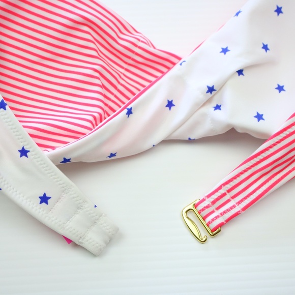 Victoria's Secret Striped Star Twisted Bikini Top - Picture 13 of 13